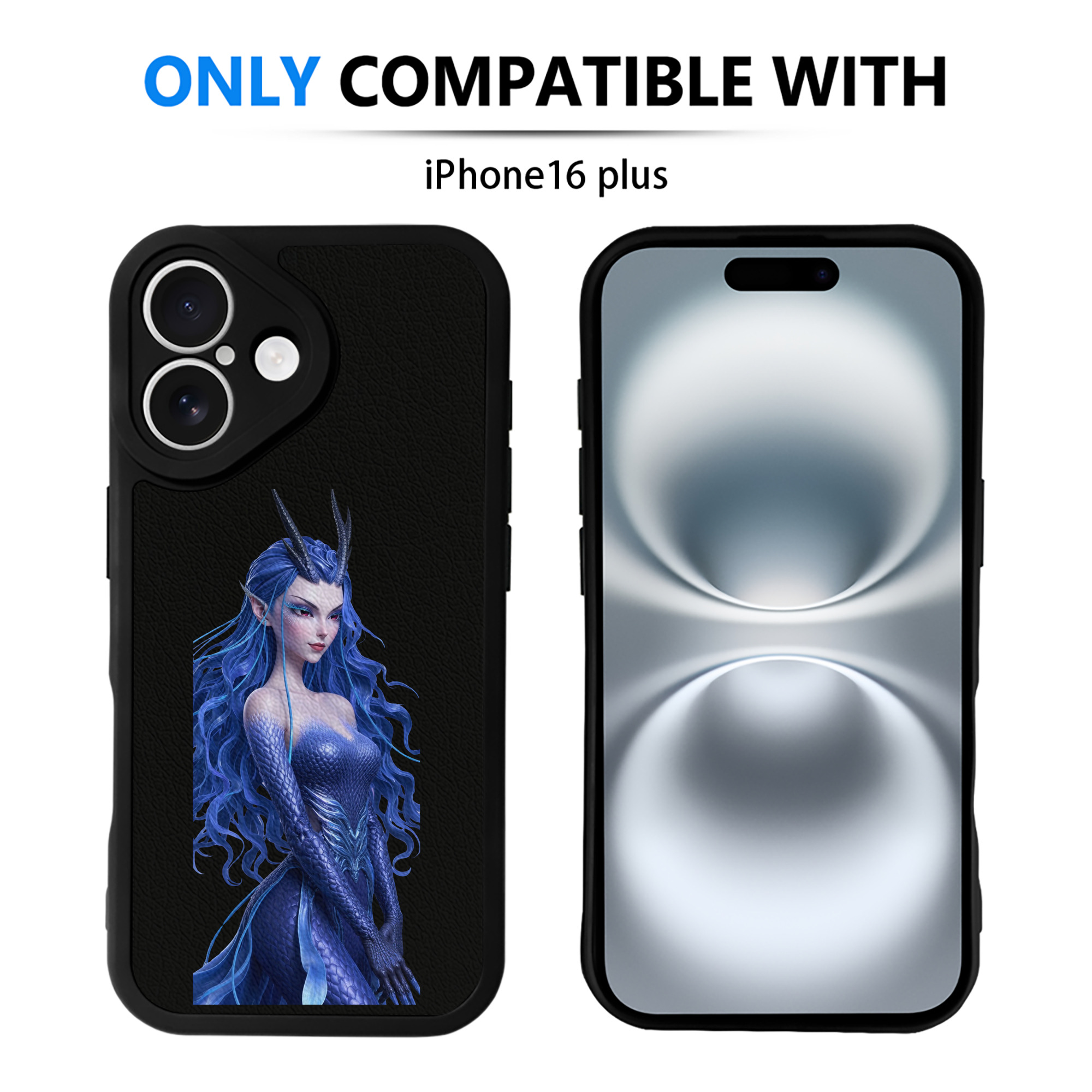 （画像用） Ne Zha 2 ナタ 魔童の大暴れ 【iPhone 16シリーズ対応】シリコンスマホケース（レザー調） 材質：シリコン